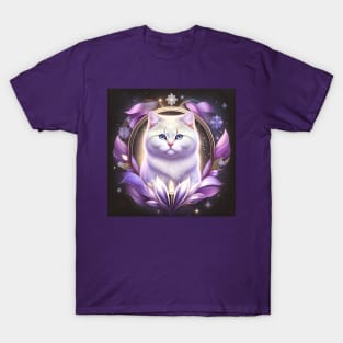 Sparkling White British Shorthair T-Shirt